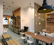Визуализация интерьера кафе Tasty coffee