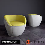Моделирование кресла Edito by Roche Bobois