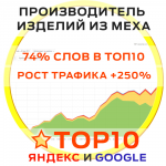SEO продвижение производителя шуб