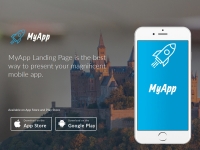 MyApp - Лендинг презентации приложения