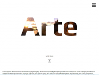 Arte - минималистичный бизнес шаблон