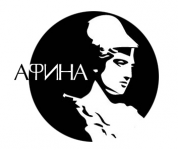 Логотип для книжного магазина "Афина"