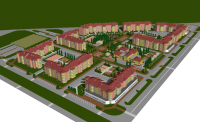 3D микрорайона