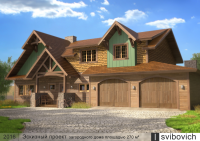 загородный дом площадью 270 м2