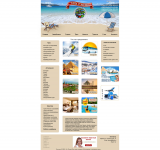 Дизайн главной страницы сайта "Туристическая компания"