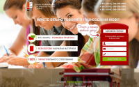 Landing Page школы иностраанных языков