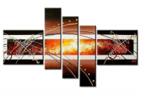 Описание картины «Огненная Радуга»