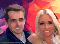 Портрет в стиле Low Poly