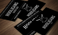 Визитка для магазина "Huligan"