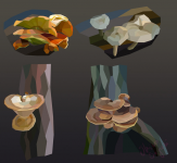 Концепты для low-poly игры