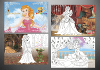 Раскраска "Принцессы"