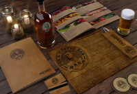 Айдентика для pub&coffee-bar «Фабр»