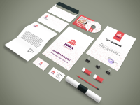 Разработка логотипа и фирменного стиля для школы красоты НИКА