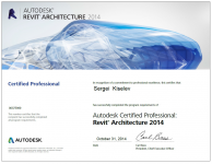 Revit Certified Professional