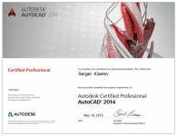 AutoCAD Certified Professional