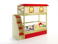 Детская кровать двухярусная
