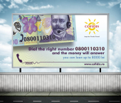 Campaign "Money always answer to phone..."