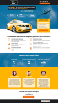 Landing Page для службы такси Ветер