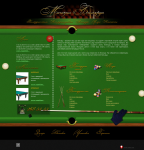 Дизайн сайта-визитки "Магазин бильярда"