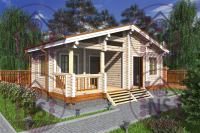 Проект бани 5*8 из профилированного бруса