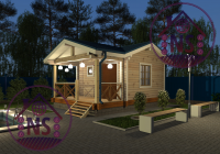 Проект бани 5*6 из профилированного бруса