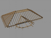 Проектирование крыши дома 12х14