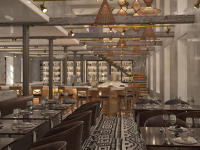 Дизайн. Моделирование.Визуализация. Ресторан " IL CAPRIANI "