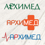 Варианты логотипа для компании «Архимед»