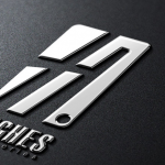 Логотип для элитного магазина мужских аксессуаров "H. Hughes"