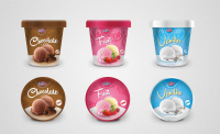 ice cream packaging design