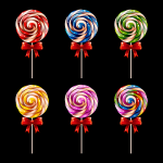 Vector lollipops