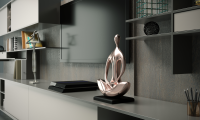 3d viz ТВ зоны в гостинной
