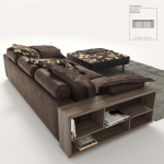 Моделирования дивана бренда Tommy M