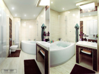 small apartment bathroom Donetsk 2