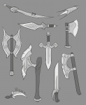 weapon sketch