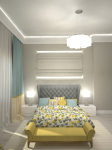 Квартира для молодой семьи. Спальня