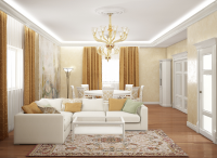 Коттедж на Цимлянском. Гостиная