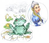 Акварель для календаря