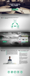 Landing page of studio