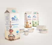 Визуализация молочной продукции "Твой день"