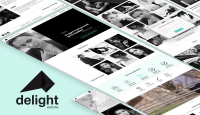 Адаптивный дизайн сайта для Delight Photo Agency