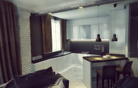 Визуализация гостиной 3