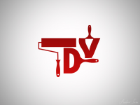 Вариант логотипа строительного магазина "TDV"