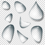 Векторный капли воды