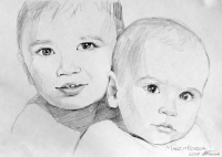 Портрет по фото. Детский портрет.
