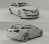 3D модель автомобиля