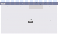 landing page for e-shop desktop version
