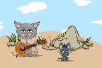 Кот и мышь для ролика