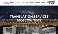 Портал бюро переводов MoscowTime24 на Wordpress