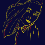Портрет линией.